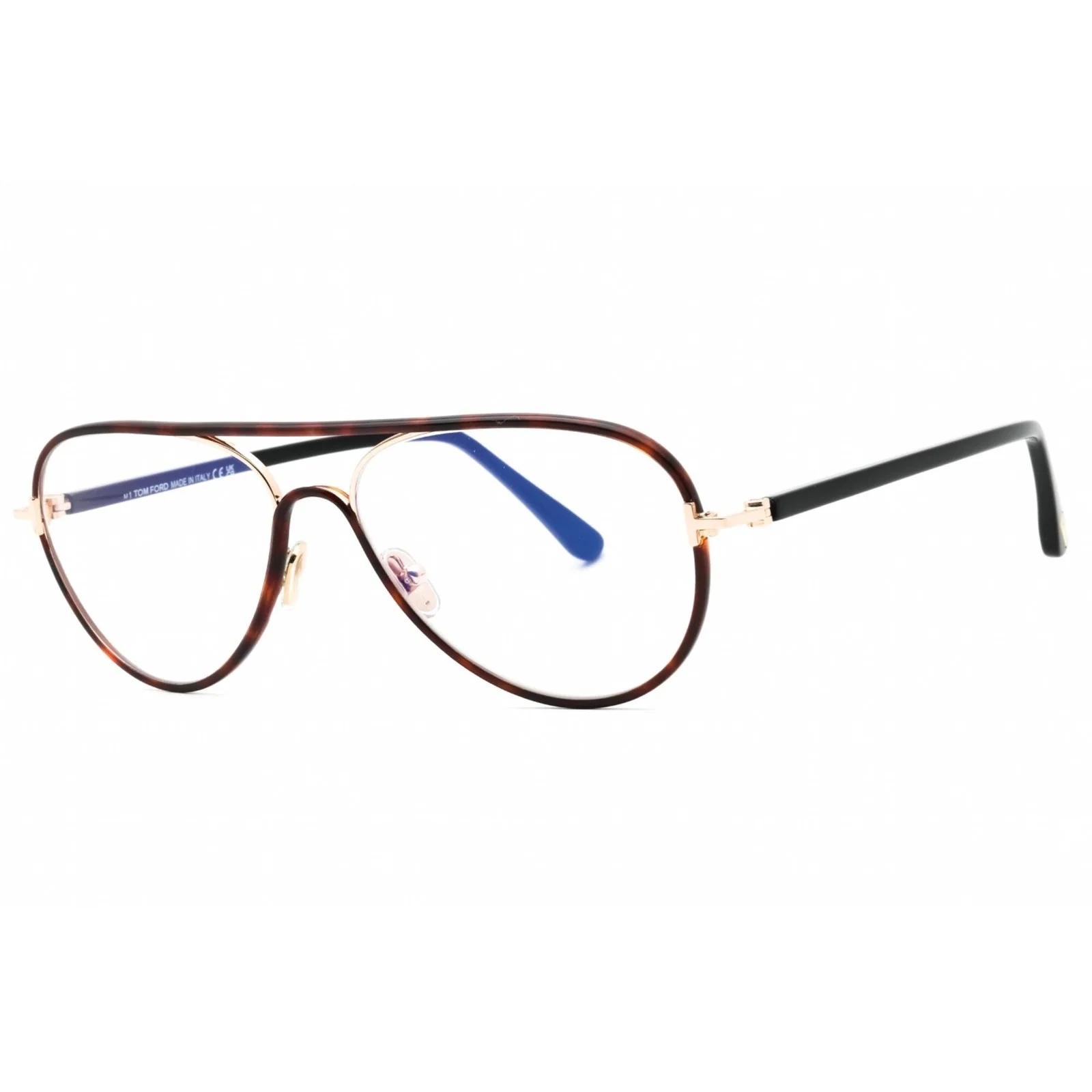 TOM FORD FT5802-B 020 Rectangular Grey Blue Block Lens 53 mm Men 4